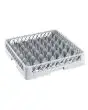 Dishwasher Basket Base 49 compartments - For glass ø 60 mm - Gray Color - Dimensions cm L 50 x D 50 x H 9