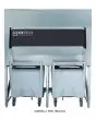 ICE BIN - Mod. BCS 600 - CAPACITY Kg 617 - AISI 304 construction - Trolley excluded - Suitable for the following ice machines: SS 150, GRF 310, FD/HD 215, FD/HD 415 MN, FD/HD 415 TR, GRN 310 - Dim. cm L 152,4 x D 101,6 x H 182 - CE approved