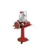 Cast iron pedestal painted red or black. for flywheel slicer VV300