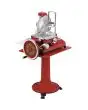 Cast iron pedestal painted red or black. for flywheel slicer VV350