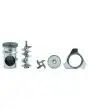 STAINLESS STEEL ENTERPRISE MINCING SET: BODY, PROPELLER, RING, PLATE AND BLADE PER MOD. 22
