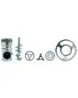 PARTIAL UNGER MINCING SET IN STAINLESS STEEL: BODY, PROPELLER, RING, PLATE AND BLADE PER MOD. 22