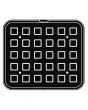 SQUARE PLATED FOR COOKMATIC - MOD. 10 - IN ALUMINIUM - NON-STICK - Dimensions cm L 38 x D 33 - ADAPTABLE TO COOKMATIC SPECIAL - Top dimensions cm 3,3 x 3,3 - Bottom dimensions cm 2,8 x 2,8 - H cm 1,7 - SMOOTH - No. 30 SQUARE MOULDS - WALL THICKNESS 3 mm -