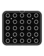 ROUND PLATE FOR COOKMATIC - MOD. 15 - IN ALUMINIUM - NON-STICK - Dimensions cm L 38 x D 33 - ADAPTABLE TO COOKMATIC SPECIAL - Top dimensions cm ø 3,5  - Bottom dimensions cm ø 3,2 - H cm 2,5 - SMOOTH - No. 25 ROUND MOULDS - WALL THICKNESS 3,5 mm - BOTTOM 