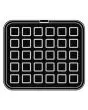 SQUARE PLATED FOR COOKMATIC - MOD. 3 - IN ALUMINIUM - NON-STICK - Dimensions cm L 38 x D 33 - ADAPTABLE TO COOKMATIC SPECIAL - Top dimensions cm 4 x 4 - Bottom dimensions cm 3,5 x 3,5 - H cm 1,9 - SMOOTH - No. 30 SQUARE MOULDS - WALL THICKNESS 3,5 mm - BO