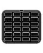 RECTANGULAR PLATE FOR COOKMATIC - MOD. 4 - IN ALUMINIUM - NON-STICK - Dimensions cm L 38 x D 33 - ADAPTABLE TO COOKMATIC SPECIAL - Top dimensions cm 7 x 3,3 - Bottom dimensions cm 6,7 x 3,1 - H cm 0,8 - SMOOTH - No. 24 OVAL MOULDS - WALL THICKNESS 3 mm - 
