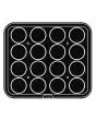 ROUND PLATE FOR COOKMATIC - MOD. 56 - IN ALUMINIUM - NON-STICK - Dimensions cm L 38 x D 33 - ADAPTABLE TO COOKMATIC SPECIAL - Top dimensions cm ø 6,8 - Bottom dimensions cm ø 6,6 - H cm 2 - SMOOTH - No. 16 ROUND MOULDS - WALL THICKNESS 3 mm - BOTTOM THICK