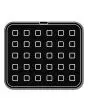 PLATE FOR COOKMATIC SPECIAL - MOD. S05 - IN ALUMINIUM - NON-STICK - Plate dimensions cm L 38 x D 35 - Top dimensions cm 2,6 x 2,6 - Bottom dimensions cm 2,2 x 2,2 - H cm 3,5 - SMOOTH - No. 30 SQUARE MOULDS - WALL THICKNESS 3,5 mm - BOTTOM THICKNESS 3,5 mm