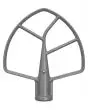 SILVER-COATED FLAT WHISK SPATULA