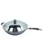 STAINLESS STEEL AISI 304 WOK PAN - Dimensions mm Ø 360