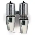 WALL-MOUNTED MILKSHAKERS MOD. GM3133M - N. 2 STAINLESS STEEL CUPS Lt. 0,800 - BLENDER SPEED 18000 RPM - POWER 300W - SUPPLY 230V SINGLE PHASE 50/60Hz - EC STANDARDS
