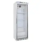 UPRIGHT FRIDGE - PAINTED STEEL/ABS EXTERIOR - STATIC COOLING - ECO - Mod. G-ER400G - SINGLE GLASS DOOR - CAPACITY LT 350 - TEMPERATURE RANGE +2º/+8ºC - Dimensions cm L60 x D58,5 x h185,5 - CE APPROVED