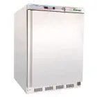 UPRIGHT FRIDGE - PAINTED STEEL/ABS EXTERIOR - STATIC COOLING - ECO - Mod G-ER200 - ENERGY CLASS A - SINGLE SOLID DOOR - GROSS CAPACITY LT 130 - TEMPERATURE RANGE +2º/+8ºC - Dimensions cm L60 x D58,5 x h85,5 - CE APPROVED