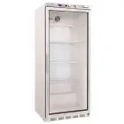 UPRIGHT FRIDGE - PAINTED STEEL/ABS EXTERIOR - STATIC COOLING - ECO - Mod. G-ER600G - SINGLE GLASS DOOR - CAPACITY LT 570 - TEMPERATURE RANGE +2º/+8ºC - Dimensions cm L77,7 x D69,5 x h189,5 - CE APPROVED