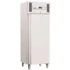 UPRIGHT FREEZER - PAINTED STEEL/ALUMINIUM EXTERIOR - STATIC COOLING - Mod. G-GNB600BT - GASTRONORM 2/1 (cm 65x53) - SINGLE SOLID DOOR - GROSS CAPACITY LT 507 - TEMPERATURE RANGE -18º/-20ºC - Dimensions cm L68 x D80 x h201 - CE APPROVED