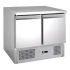 REFRIGREFRIGERATED SALADETTE AND COUNTER - Mod. G-S901 FC - STATIC COOLING - GASTRONORM 1/1 (cm 53x32,5) - DOUBLE SOLID DOOR - Temperature range +2°/+8°C - Dimensions cm L90 x D70 x h85 - CE APPROVED