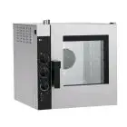 ELECTRIC GASTRONOMY AND PASTRY CONVECTION OVEN - Mod NEME5232 - ELECTROMECHANICAL CONTROLS - HUMIDIFIER - TWO SPEED MODE - SINGLE PHASE 230/1/50 - POWER KW 3,3 - CAPACITY: 5 X (GN 2/3) - TRAY SPACING Cm 7,4 - DIMENSIONS Cm L 63,7 X D 69,2 X h 67 - WEIGHT 