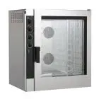 ELECTRIC GASTRONOMY AND PASTRY CONVECTION AND STEAM COMBINATION OVEN - Mod NECE102 - ELECTROMECHANICAL CONTROL - HUMIDIFIER - TWO SPEED MODE - THREE PHASE 400/3/50 - POWER KW 12,6 - CAPACITY: 10 X (GN 1/1 ; 60 X 40) - TRAY SPACING cm 7,4 - DIMENSIONS cm L