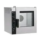 ELECTRIC GASTRONOMY AND PASTRY CONVECTION AND STEAM COMBINATION OVEN - Mod NECE5232 - ELECTROMECHANICAL CONTROLS - HUMIDIFIER - TWO SPEED MODE - SINGLE PHASE 230/1/50 - POWER KW 3,3 - CAPACITY: 5 X (GN 2/3) - TRAY SPACING cm 7,4 - DIMENSIONS cm L 63,7 X D