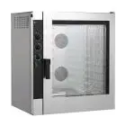 ELECTRIC GASTRONOMY AND PASTRY CONVECTION OVEN - Mod NEME102 - ELECTROMECHANICAL CONTROLS - HUMIDIFIER - TWO SPEED MODE - THREE PHASE 400/3/50 - POWER KW 12,6 - CAPACITY: 10 X (GN 1/1 ; 60 X 40) - TRAY SPACING cm 7,4 - DIMENSIONS cm L 90,7 X D 76,2 X h 10
