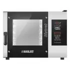 GAS CONVECTION AND STEAM COMBINATION OVEN WITH TOUCH SCREEN CONTROLS - Cod. BISTROT 465G - SUITABLE FOR BAKERY AND PÂTISSERIE - Capacity: n. 4 40x60 or 46x66cm trays - Power Kw 12 - SINGLE PHASE 230 V 50/60 Hz - Max temperature: 270°C - Turbo-charged cata