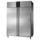 UPRIGHT FRIDGE - STAINLESS STEEL AISI 304 - Mod CH14RMMTN - GASTRONORM 2/1 - CAPACITY 1400 L - 2 DOORS - VENTILATION COOLING - TEMPERATURE 0 ° + 10 ° C - Dim L 142 x D 80 x h 210 cm