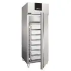UPRIGHT FRIDGE - STAINLESS STEEL - VENTILATED - Mod AXF600FISH - BOXES (cm L 60 x D 40,5) - N 1 DOOR - CAPACITY 537 L - TEMPERATURE 0° / +10° C - Dim cm L 68 x D 81 x H 200