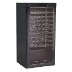 REFRIGERATED WINE DISPLAY - Mod. G-BJ208 - Capacity for bottles: 54 x 0,75 liters - Differentiated temperature depending on the shelves - Temperature +5/+18 °C - Power W 82 - Single-phase power supply 230V/1/50Hz - Dimensions cm L 60 x D 60,3 x H 126 - CE