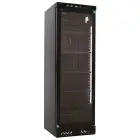 UPRIGHT FRIDGE - PAINTED STEEL - FOR BEVERAGES - STATIC-COOLED WITH FAN - Mod. EN372XIN - CAPACITY Lt 382 - N. 1 GLASS DOOR - TEMPERATURE 0/+10°C - DIM. cm L 60 x D 62 x H 186,3 - CE approved