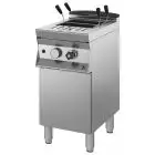 GAS PASTA COOKER - Mod 7DDQH1 - N 1 Tank Lt 28 - Dimensions cm L 40 x D 70 x H 85/90