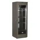REFRIGERATED WINE DISPLAY UNIT - Mod CW 400 L 2 MT - Capacity 375 L - Temperature +2/+20 °C - Single and multi-temperature - Power 230 W - Single-phase power supply - Dimensions cm L 64 x D 61,3 x H 188,5