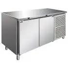 Refrigerated table, stainless steel with combined positive and negative temperature Klimaitalia CXF 2100 BTN