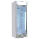 REFRIGERATED CABINET IN PAINTED SHEET METAL - FOR BEVERAGES - STATIC WITH AGITATOR - Mod GXI270E - CAPACITY Lt 270 - N. 1 GLASS DOOR - TEMPERATURE 0/+10°C - DIMENSIONS cm L 54 x D 57 x H 156 - CE STANDARD