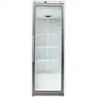 STAINLESS STEEL AND PS VENTILATED UPRIGHT FRIDGE - ECOVENT - Mod G-ERV400GSS - ENERGY EFFICIENCY CLASS B - 1 GLASS DOOR - CAPACITY 300 LITERS - TEMPERATURE 0°C/+8°C - DIMENSIONS cm L 60 x D 60 x 186 H - CE STANDARD