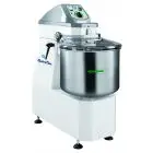 SPIRAL MIXER WITH LIFTABLE HEAD AND FIXED BOWL - Mod HYD25SLM - Single-phase - Dough per cycle 25 kg - Power kW 3,6 - 230V/1/50Hz
