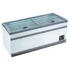 REFRIGERATED DISPLAY - Mod POLO 21 - DIGITAL THERMOMETER - AUTOMATIC DEFROST - CAPACITY LT 850 - TEMPERATURE -18°/-21°C - DIMENSIONS cm L 210 x D 85 x H 87 - CE Standard