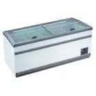REFRIGERATED DISPLAY - Mod POLO 25 - DIGITAL THERMOMETER - AUTOMATIC DEFROST - CAPACITY LT 1040 - TEMPERATURE -18°/-21°C - DIMENSIONS cm L 250 x D 85 x H 87 - CE Standard