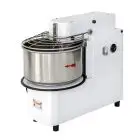 SPIRAL MIXER WITH TILTING HEAD AND EXTRACTABLE BOWL - Mod. MVTE 20 - Three phase 400V - Bowl capacity 22 L - Dough capacity 18 kg - Power 0,75 kW - CE approved