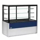 REFRIGERATED DISPLAY CASE ASSISTED SERVICE - PASTRY - MOD. KRISTALL - LED LIGHTING - TEMPERATURE +2/+6 °C - VENTILATED REFRIGERATION