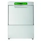 COMMERCIAL AISI 304 STAINLESS STEEL ELECTRONIC DISHWASHER - Mod LAPI 50N MN - SINGLE-PHASE POWER SUPPLY - MAX CLEARANCE 34 cm - SQUARE RACK 50 x 50 cm - CYCLE 9", 90", 120", 180" - RINSE AID DISPENSER - DIMENSIONS L 57,2 x D 63,3 x 81,4 H cm