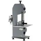 BONE BANDSAW - MOD. SEOSV15M - PAINTED METAL STRUCTURE - CUTTING HEIGHT cm 25 - SUPPLY V 230/50Hz SINGLE PHASE - POWER Kw 0,75 (1,0 Hp) - DIMENSIONS Cm 37 x 41 x 81 - CE STANDARDS