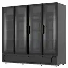 Refrigerated display with capacity Lt 1850 and temperature -1 to +4 °C Klimaitalia TORINO 1910 BLACK