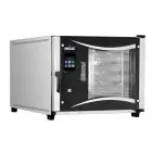 ELECTRIC CONVECTION AND STEAM OVEN WITH TOUCH SCREEN PANEL WITH ICONS - Code MISTRAL 5T M14 VISION - SUITABLE FOR BAKERY AND PASTRY - AUTOMATIC WASHING - VENTILATED - Tray oven capacity n. 5 cm 40 x 60 or 46 x 66 - Power kW 9 - Power supply 400 V 50/60 Hz