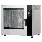 Gas convection and steam combination oven for gastronomy, bakery, and pastry 7 trays Allforfood NMTG7L