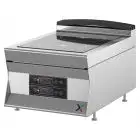 ELECTRIC BOILING TOP - Mod 7ULEF1 -  N 2 induction plates - Dimensions cm L 40 x D 70 x H 28