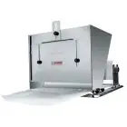 BISCUIT ROLLER - MOD. ROLLER BISCUIT - Stainless steel construction - MECHANICAL - ROLLS ALL TYPES OF BISCUITS OR SIMILAR EXTREMELY QUICKLY - Dimensions cm L 47 x D 40 x 32 h - CE approved