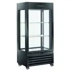 Refrigerated wine display - Mod RV 604B - Capacity n 120 bottles - Temperature +0/+20 °C - Ventilated - Dimensions cm L 90 x D 65 x H 190