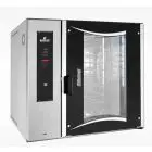 ELECTRIC STEAM CONVECTION OVEN WITH ROTATING RACK ON FIXED AXIS AND DIGITAL CONTROLS - Cod. ROTORBAKE/E2 - SUITABLE FOR PÂTISSERIE AND BAKERY - CAPACITY: n. 10 cm 40x60, 46x66 or 50x70 baking trays - Power Kw 16 - 3 PHASE 400 V 50/60 Hz - Exterior dimensi
