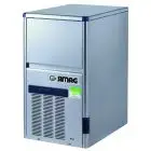 HOLLOW CUBE ICE MAKER - Mod SEI30 - BIN CAPACITY 6 Kg - PRODUCTION WITH AIR COOLED MOTOR UP TO 32 kg / 24 h - PRODUCTION WITH WATER COOLED MOTOR UP TO 31 kg / 24 h - Dimensions cm L 33,6 x D 45,7 x H 59,7/61,7