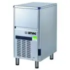 HOLLOW ICE CUBE MACHINE - Mod SEI40 - BIN CAPACITY 12 Kg - PRODUCTION WITH AIR-COOLED MOTOR UP TO 41 kg/24 h - PRODUCTION WITH WATER-COOLED MOTOR UP TO 39 kg/24 h - Dimensions L 37,9 x D 55,5 x H 63,7/72,9 cm